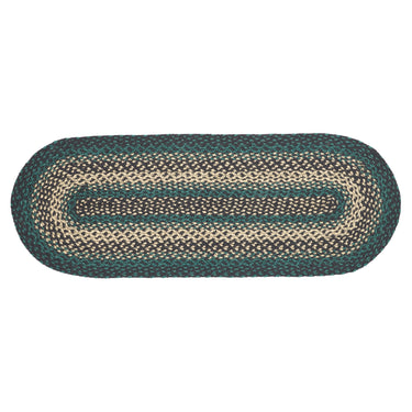 Pine Grove Jute Oval Braided Table Runner 13